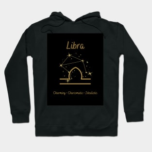 Astrology Collection - Libra (Symbol & Constellation) Hoodie